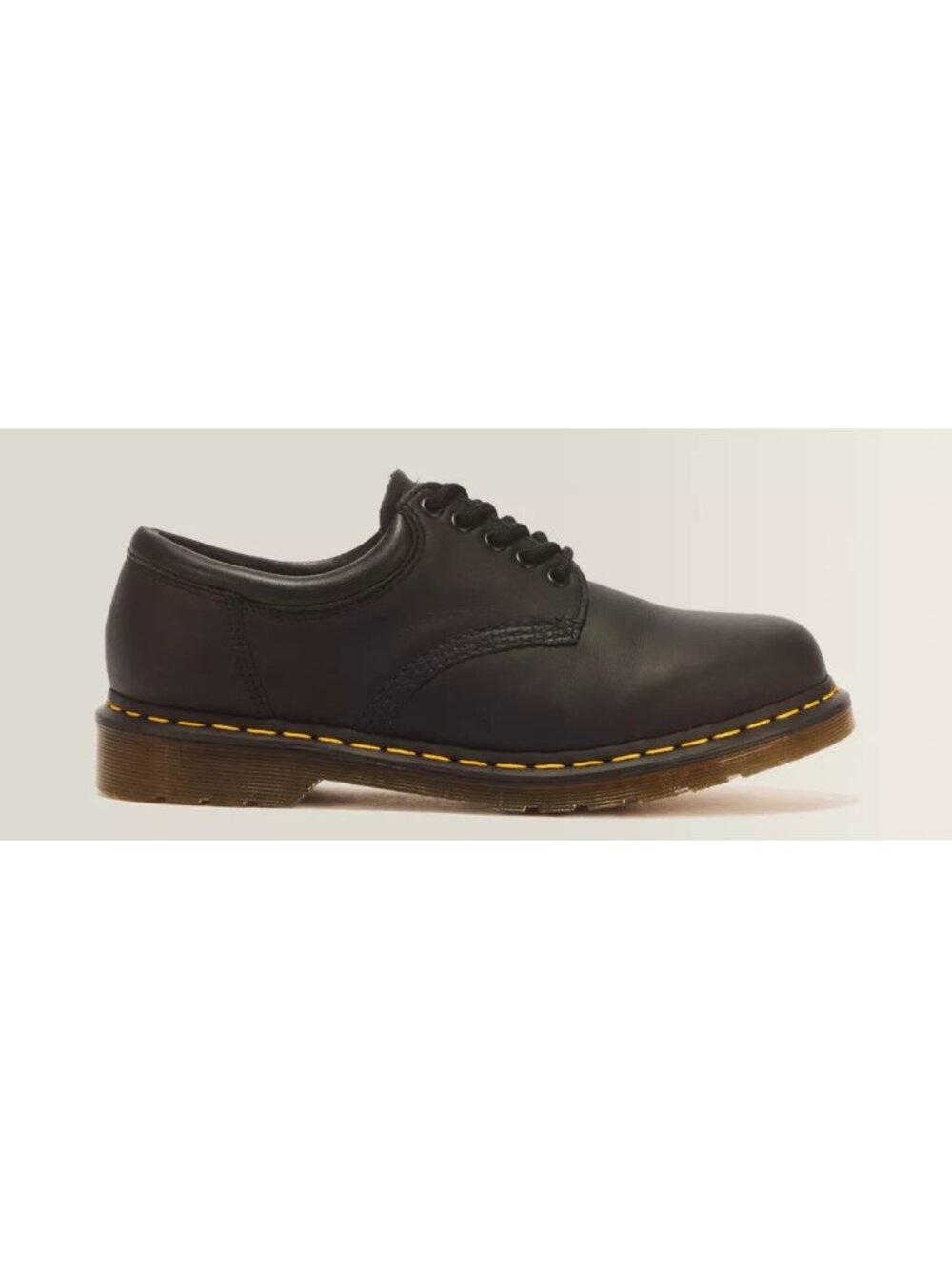 Dr. Martens 8053 Nappa Leather Casual Shoes Mens 10 Black Oil-Resistant Preppy